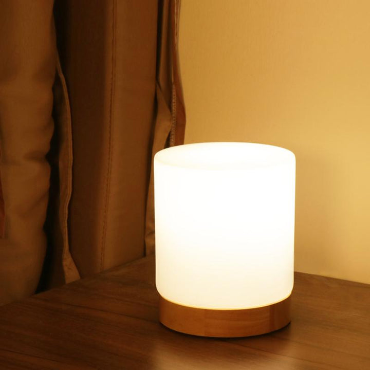 LumiGlow Refined Glass Table Lamp with Touch-LED Kalsten