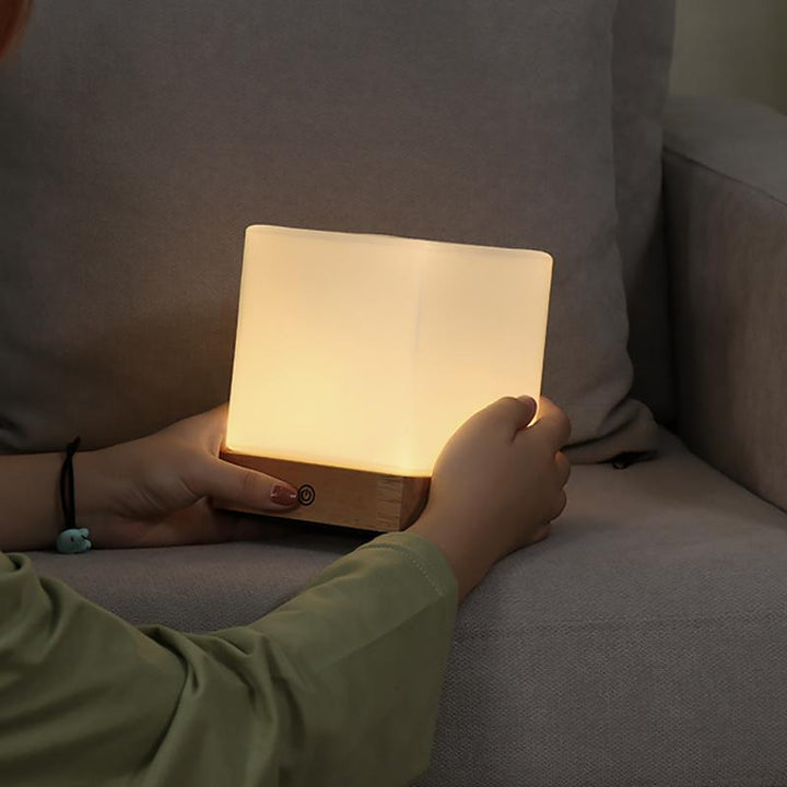 GlowCube Wireless LED Table Lamp – Modern and Energy Efficient Kalsten