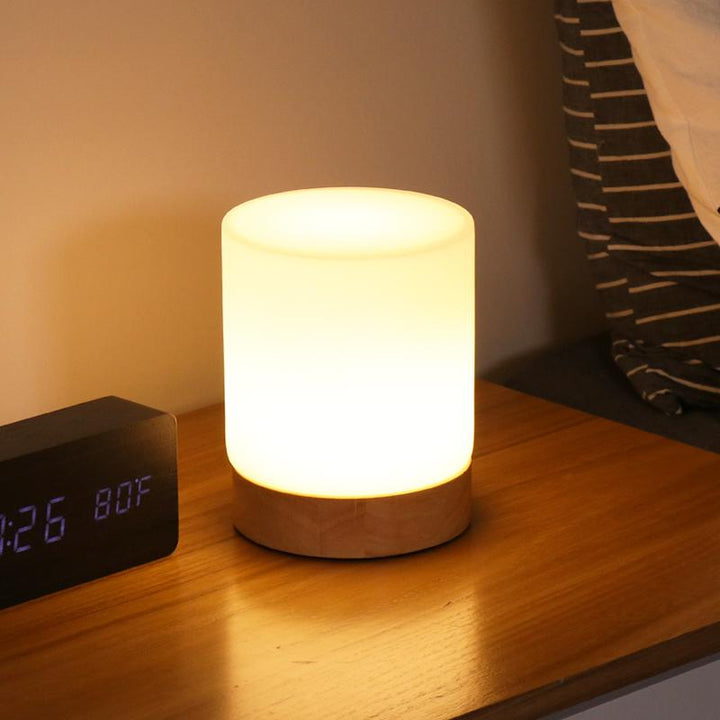 LumiGlow Refined Glass Table Lamp with Touch-LED Kalsten