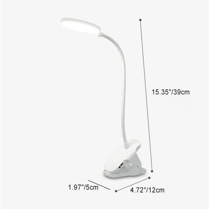 Simple LED Clip Desk Lamp rechargeable Eye Protection Night Light | Kalsten