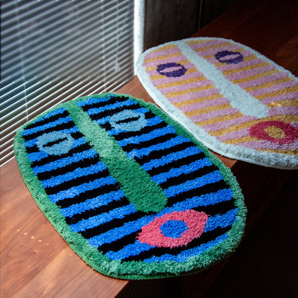 Kalsten | Bath mat Abstract Face