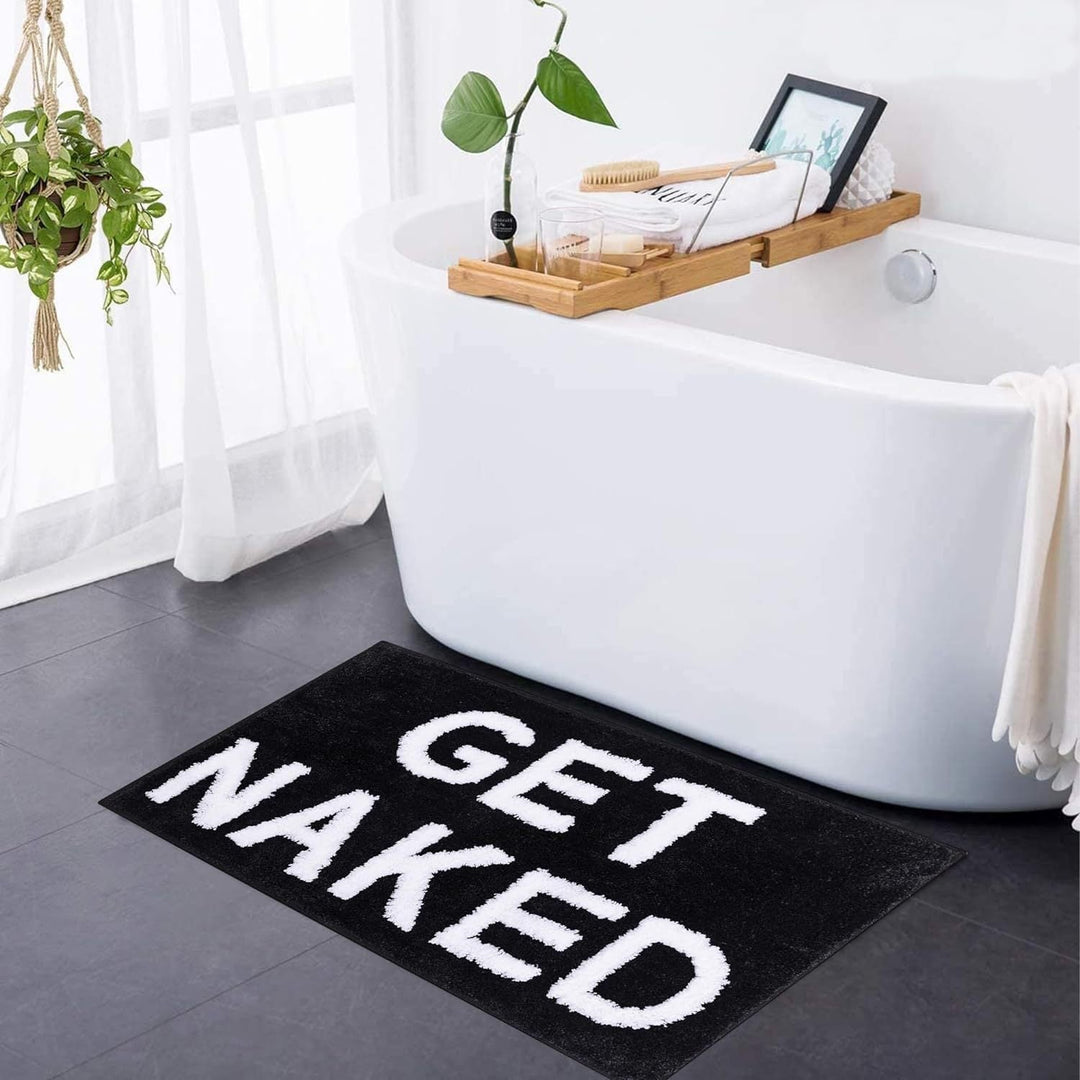 Kalsten | Get Naked Bath Mat – Soft tufted bathroom rug