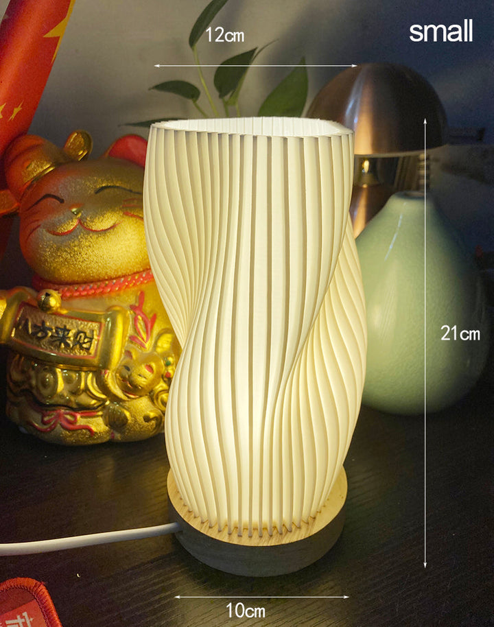 Frenchlight Table Lamp - Elegant Pleated Table Lamp in French Cream for Atmospheric Spaces Kalsten