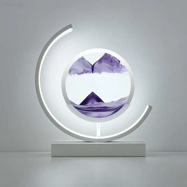 ZenScape Harmony Lamp – Atmospheric Lighting with Moving Sand Artwork Kalsten