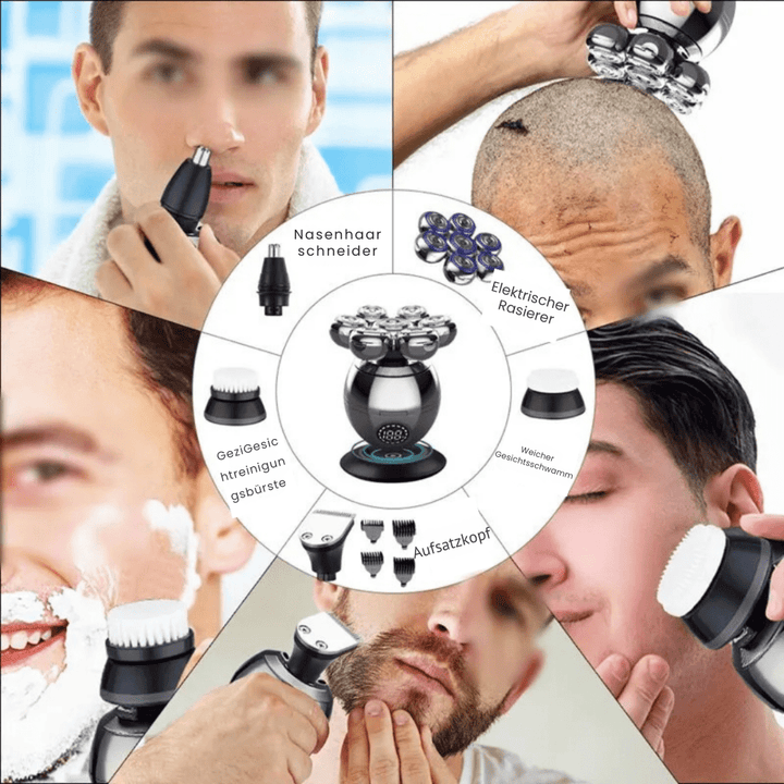 Kalsten | 7D electric shaver with IP68 water protection & USB charging