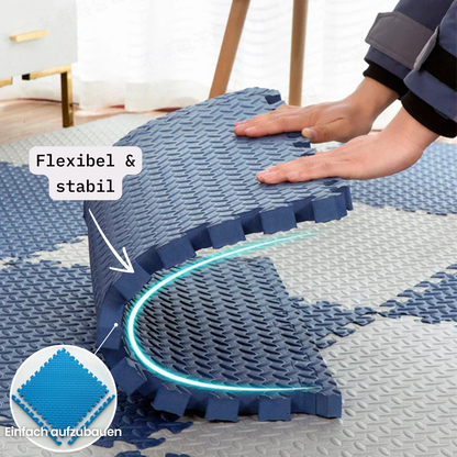 SpeelZacht Baby Playmat – 12-piece soft playmat for safe playing and exploring | Brehn