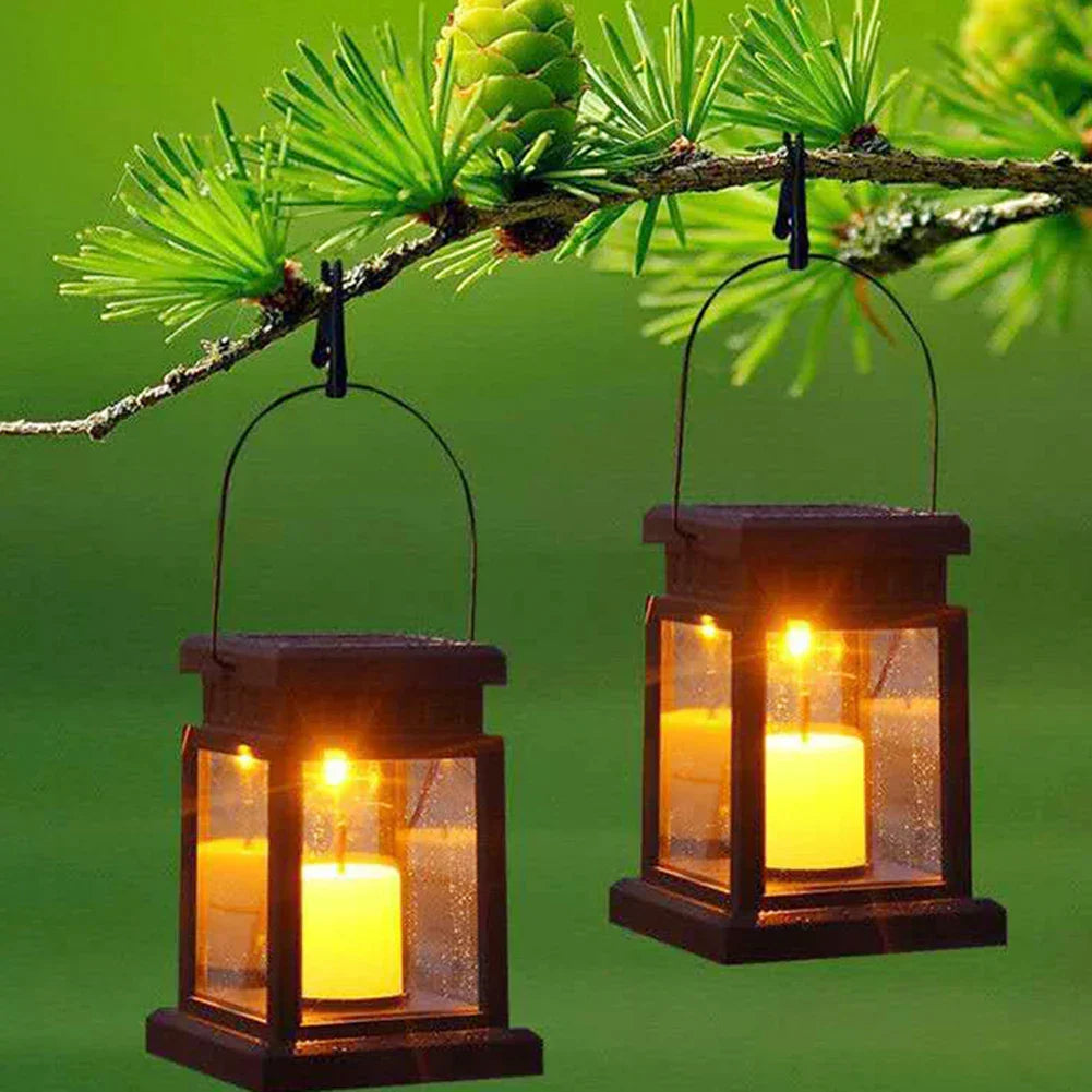 Solar-powered candle lanterns for garden and balcony – Weatherproof, Decorative LED lighting | Kalsten