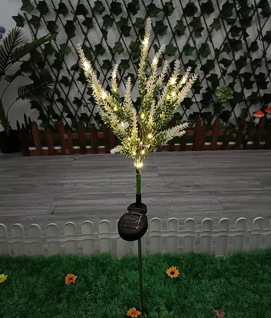 Solar LED Garden Flower Lights - Decorative Lavender Outdoor Lights for Garden and Terrace, waterproof, energy-efficient | Kalsten