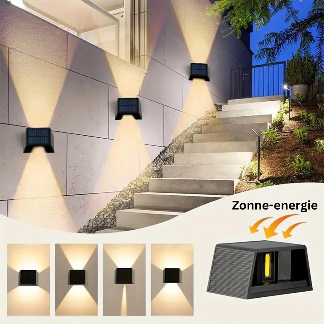 Wireless LED Solar Wall Lamps Pro - Create the perfect atmosphere in your garden! Kalsten