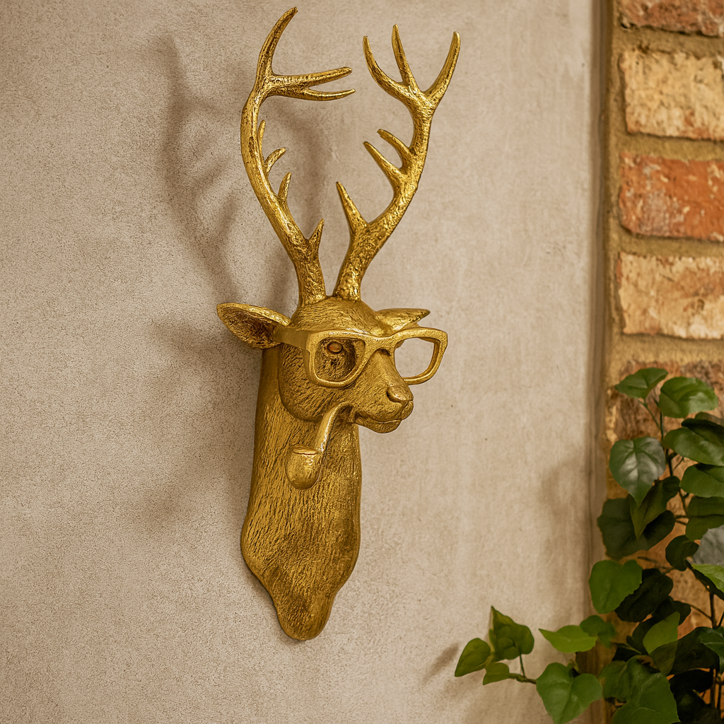 Kalsten | Wall Art Vintage Resin Animal Head Sculpture