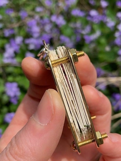Kalsten | Mini Flower Press | Compact Botanical Keepsake Maker | Portable Craft Tool