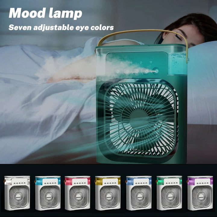 3-in-1 Portable Air Cooler with Humidifier and LED Night Lights | Kalsten