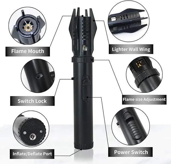 Windproof lighter with torch for self-defense | Kalsten