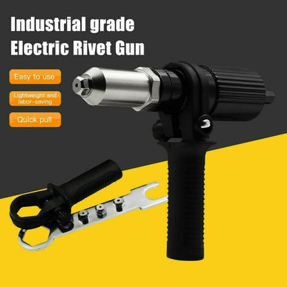BowLift | Professional Rivet Gun Adapter Kit With 4Pcs Different Matching Nozzle Bolts