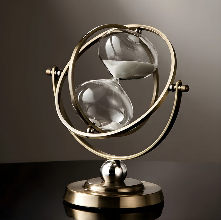 Kalsten | GracefulTime Clock – Luxury Hourglass with Elegant Gold Frame & Timeless Design