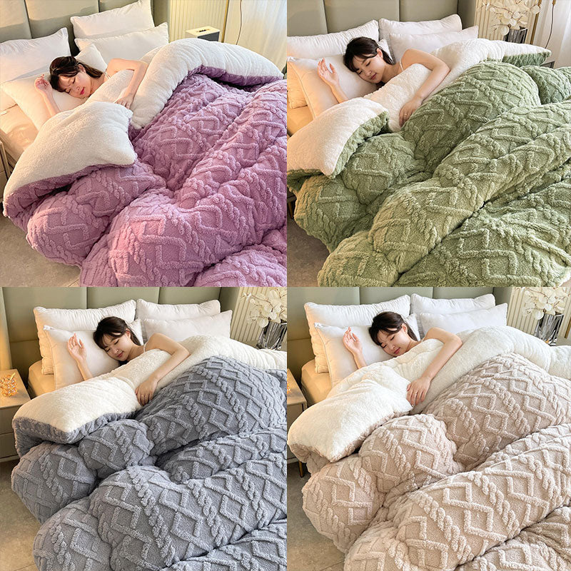 SereneSleep Winter Duvet Cover - Luxury Cashmere Fleece Duvet for Ultimate Winter Comfort Kalsten