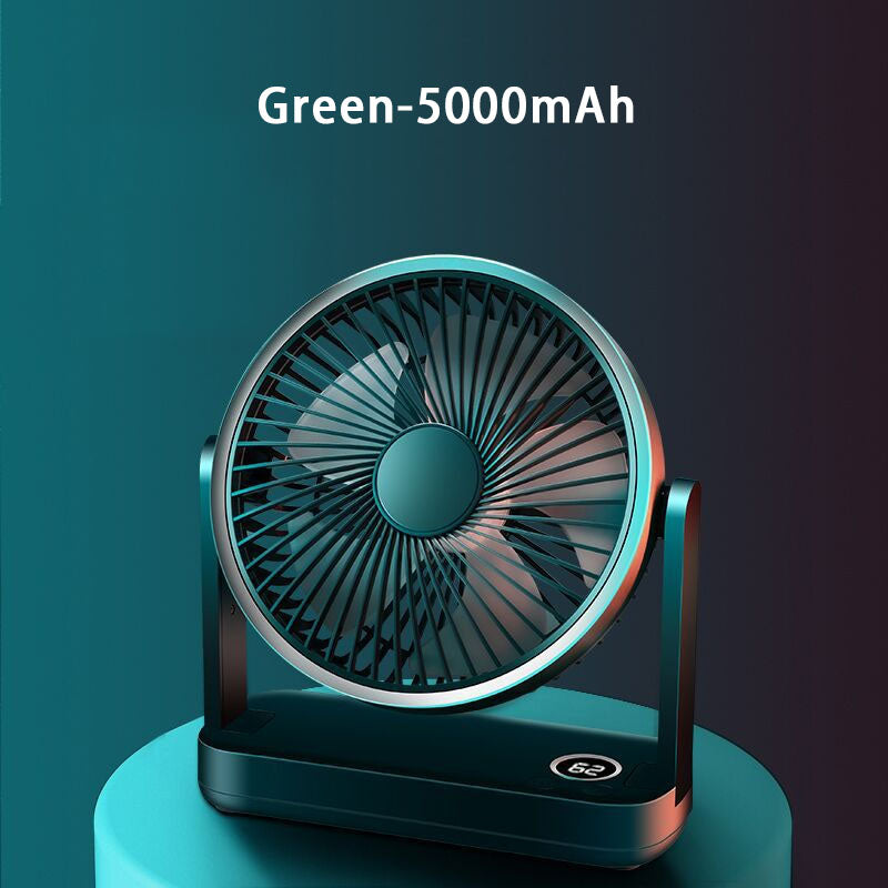Compact Rechargeable USB Desk Fan for Home, Office, and Outdoors | Kalsten