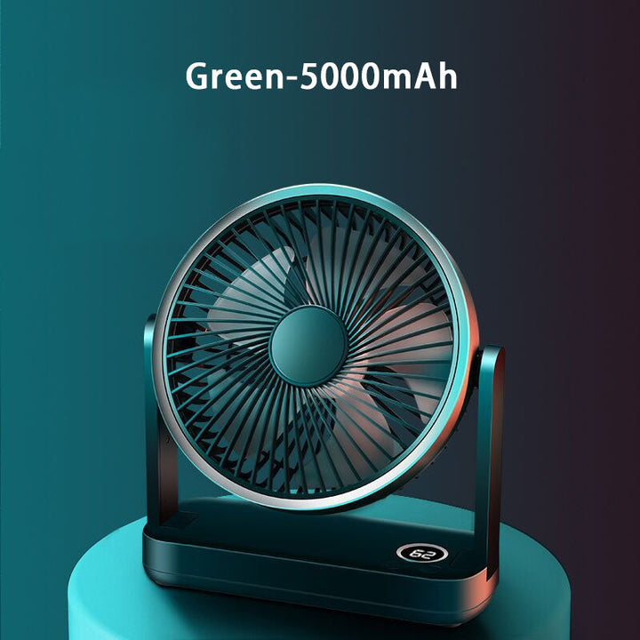 Compact Rechargeable USB Desk Fan for Home, Office, and Outdoors | Kalsten