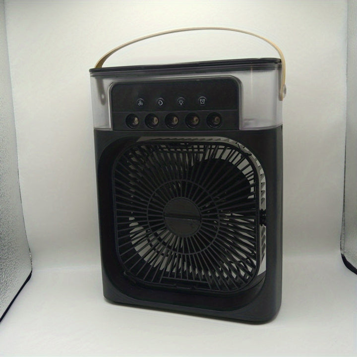5A 2V Portable 600ml Spray Cooler Fan Desk USB Rechargeable Perfume Humidifier Air Conditioning A/C Cooling Fan 3 Wind Speeds | Kalsten
