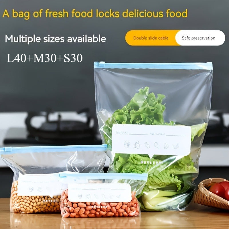 Zip Bag Set 100 pieces in 3 sizes | Kalsten