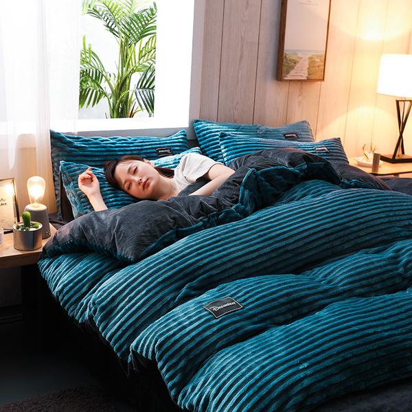 Kalsten | Thickened Corduroy Velvet Bedding Set