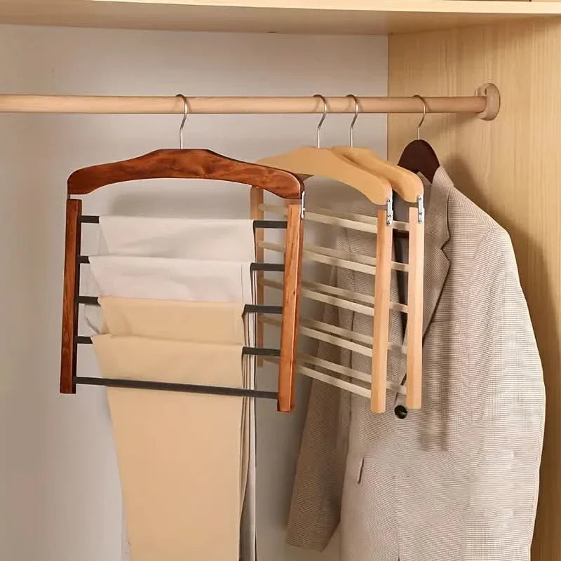 Skanto | Multi-Bar Wooden Hanger with Premium Finish