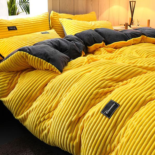 Kalsten | Thickened Corduroy Velvet Bedding Set