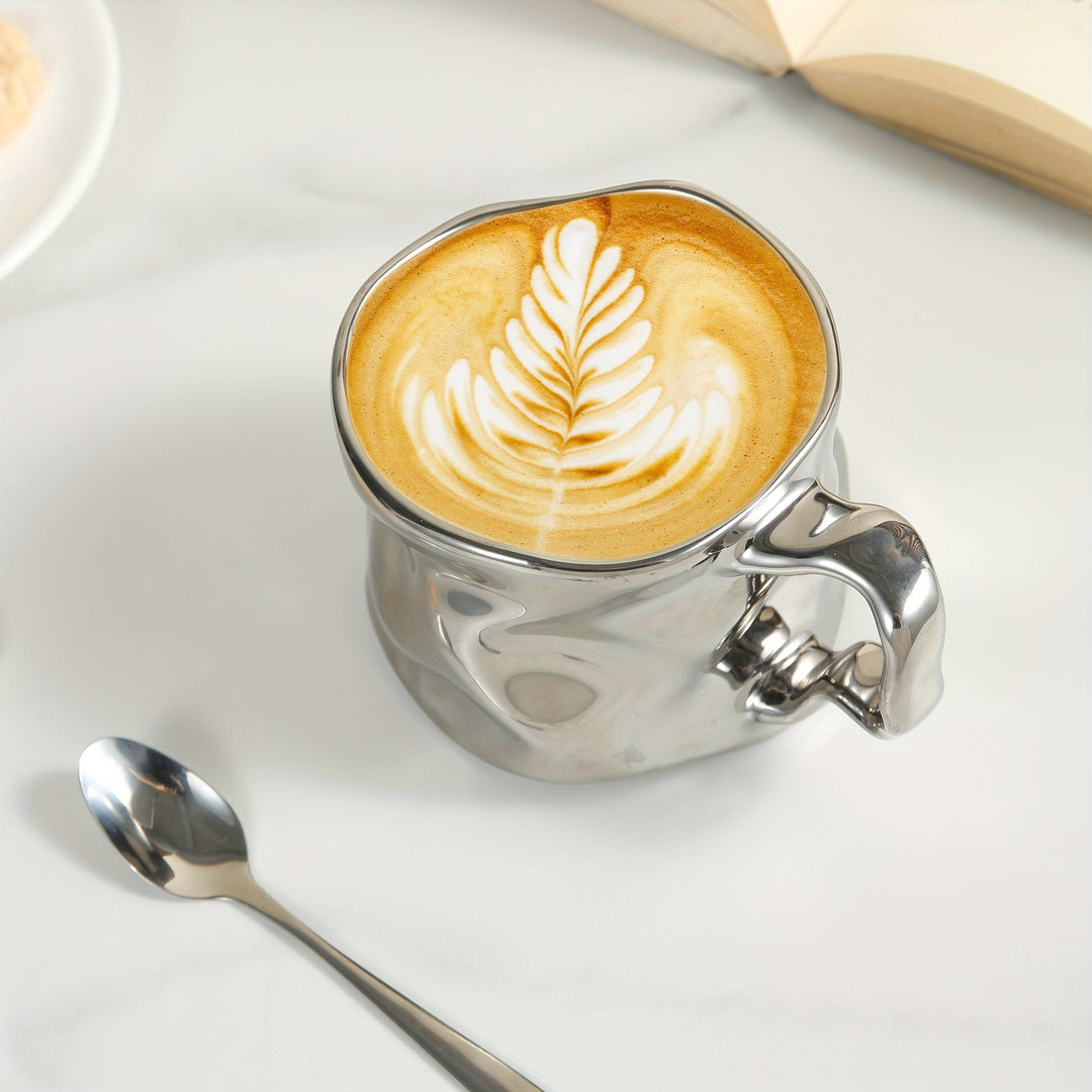 CreArt Mug – Handmade Ceramic Coffee Mug with Unique Crumpled Design | Kalsten