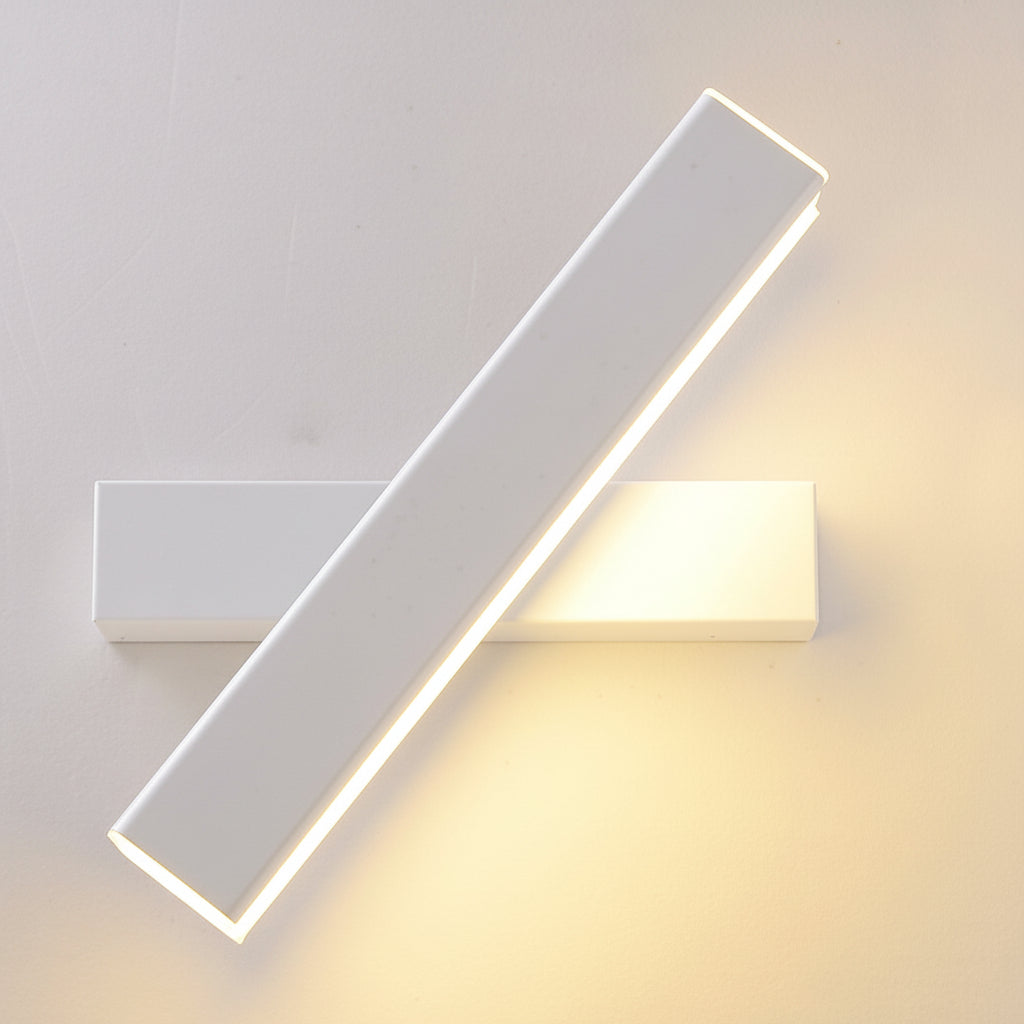 Nordic 360° Rotatable LED Wall Sconce – Minimalist Aluminum Bedside Reading Light | Kalsten