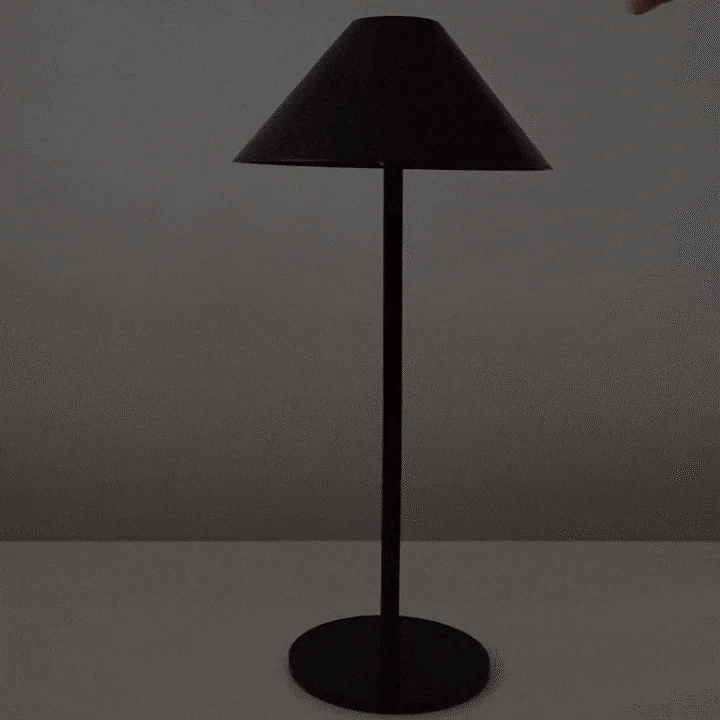 Minimalistic dimmable Touch table lamp - waterproof and rechargeable light Color | Kalsten