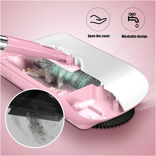 VibraSweep Hand Sweeper & Mop — Effortlessly radiant floors without bending or electrical stress | Kalsten