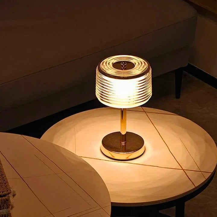 Kalsten | Wireless rechargeable LumiNook table lamp - Create ambiance and style with this luxurious table lamp