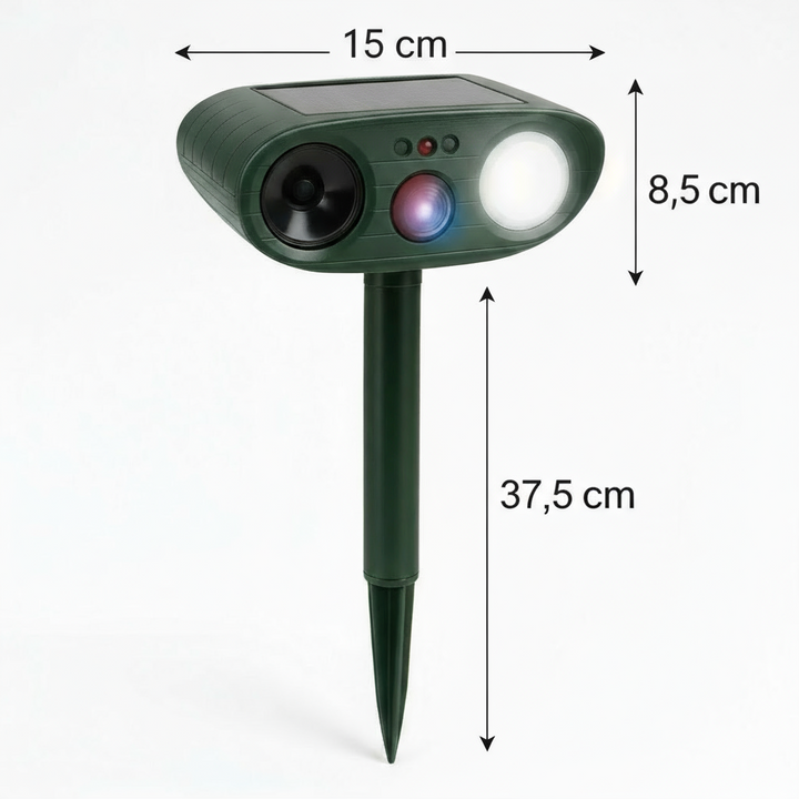 Kalsten | Solar-Powered Ultrasonic Deer Repeller - Effective Deer Deterrent for Gardens & Yards in 48 Hours
