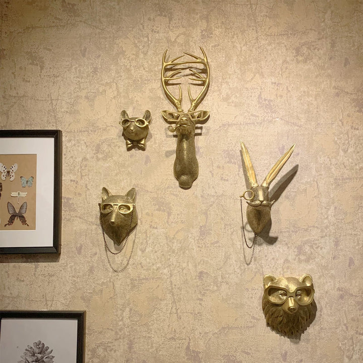 Kalsten | Elegant Animal Head Wall Sculptures