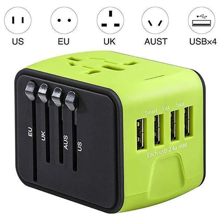 Universal Travel Adapter with Voltage Converter