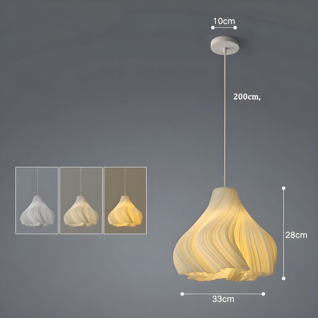 FloraBloom Light - Nordic 3D-printed flower as pendant lamp | Kalsten