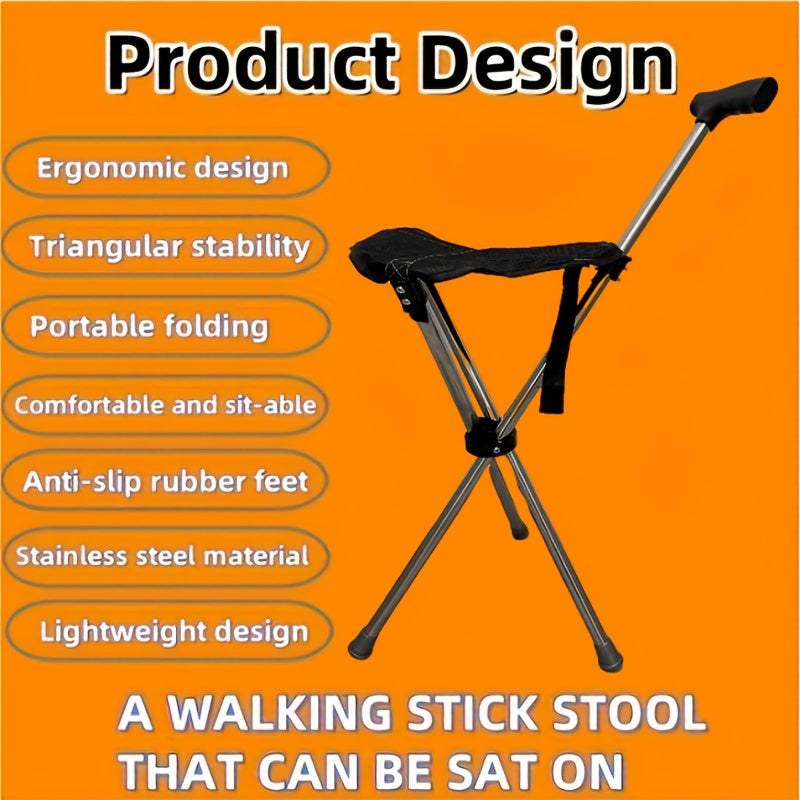2-in-1 Walking Stick with Seat | Kalsten