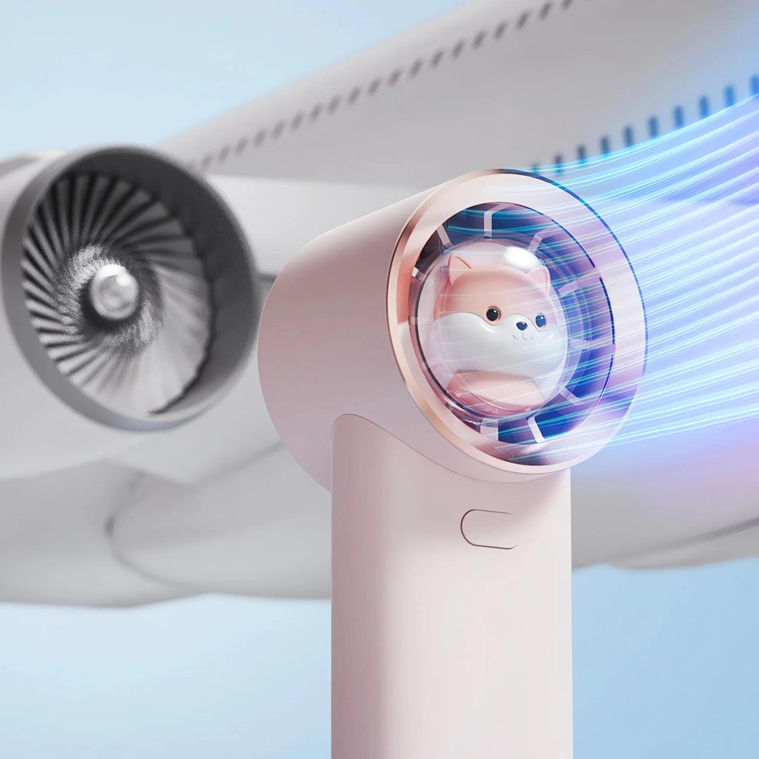 Lovely Squirrel Mini Pocket Fan USB Rechargeable Handheld Fan | Kalsten