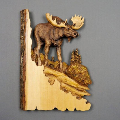 Frendorf | Animal Carving Craft Wall Decoration