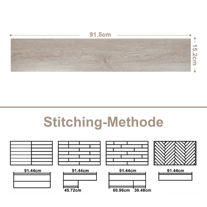 PVC Flooring Self-Adhesive Vinyl Floor 1.5mm Thickness | Kalsten