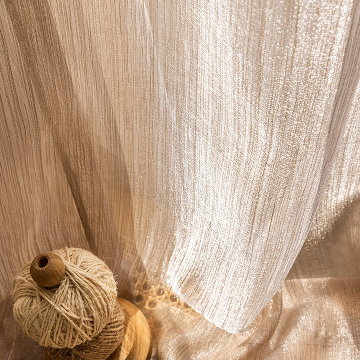 Transparent Linen Curtains, Light and Modern for Living Room | Kalsten