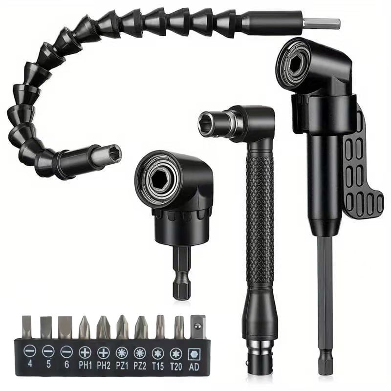 Drill machine angle attachment with accessory set | Kalsten