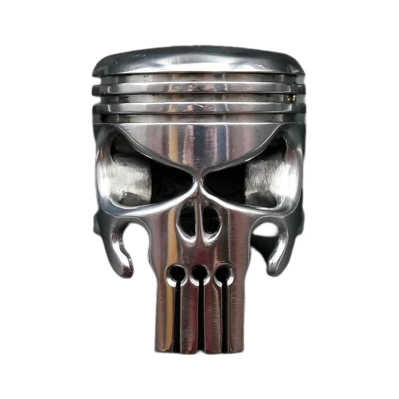 Kalsten | Piston Art Skull Keychain