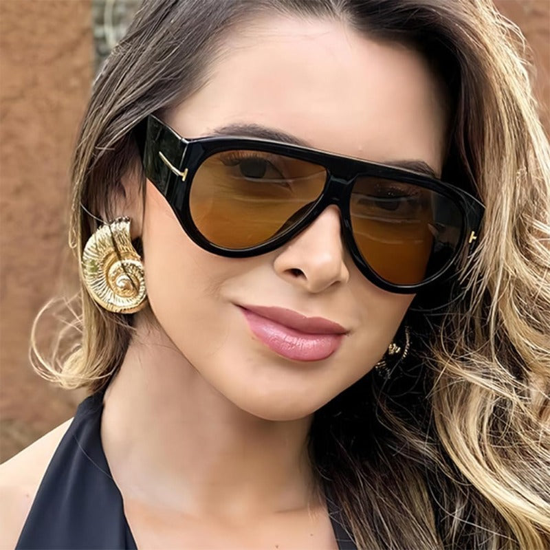 Oversized UV400 Aviator Sunglasses Kalsten