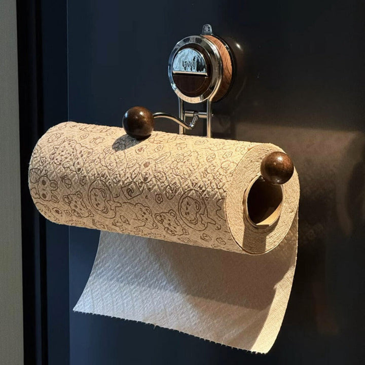 KeukenGrip Roll holder stainless steel paper towel holder with suction cup | Kalsten