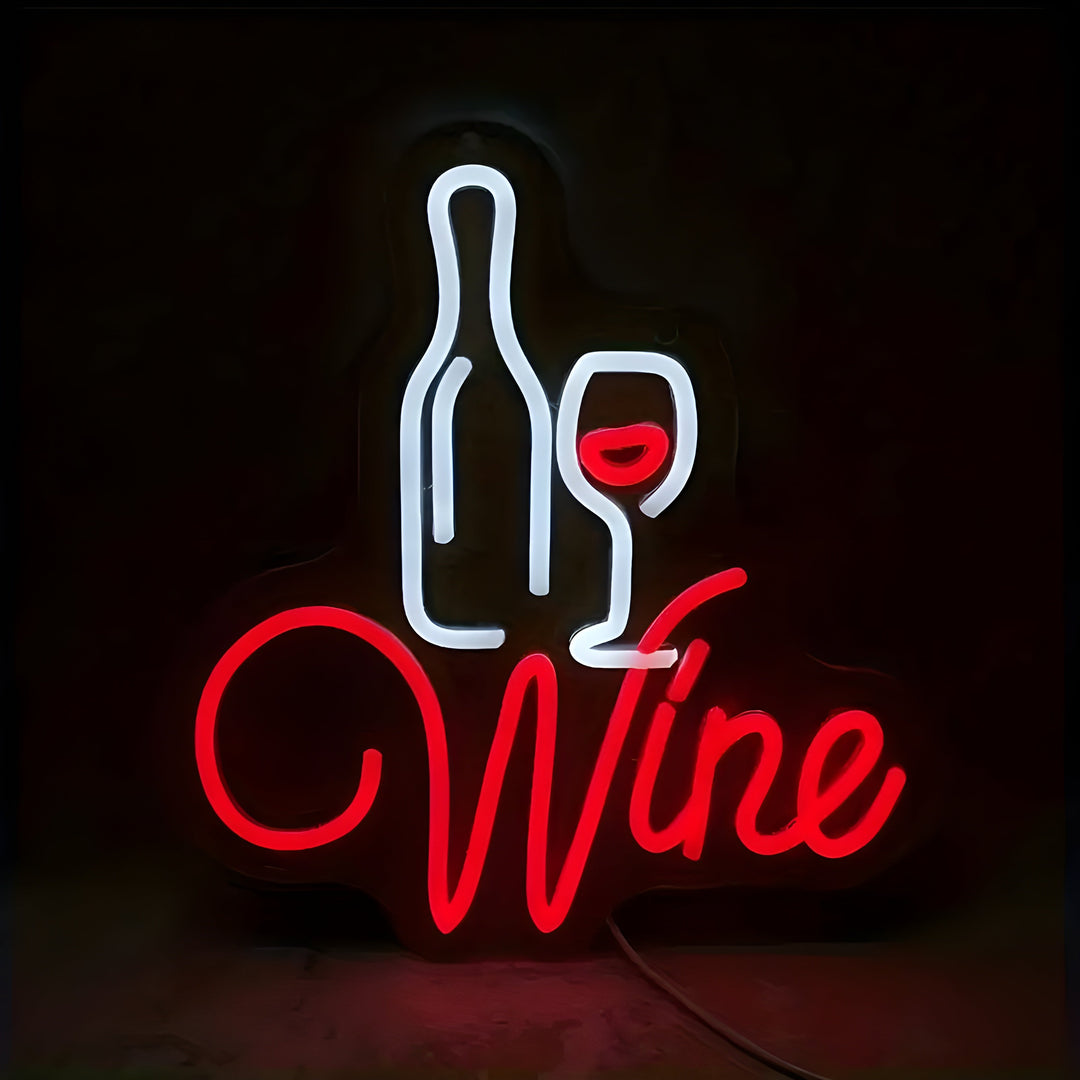 WineAura Light - Neon Wine Glass LED Party Light | Kalsten