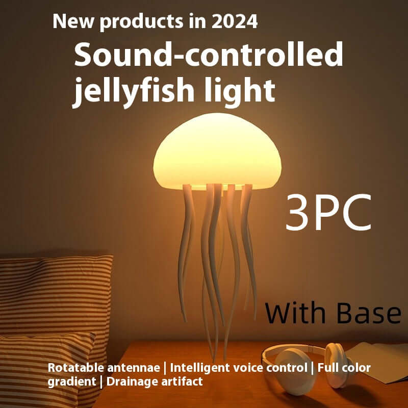 Jellyfish Mood Lamp LED Jellyfish Night Light Portable Jellyfish Lamp Jellyfish Decorations Smart Table Lamp For Bedside Desk | Kalsten