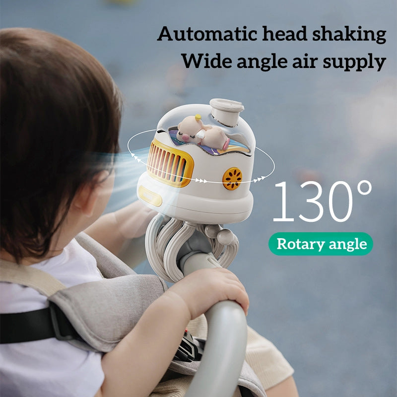 USB Rechargeable Portable Mosquito Repellent Stroller Fan | Kalsten