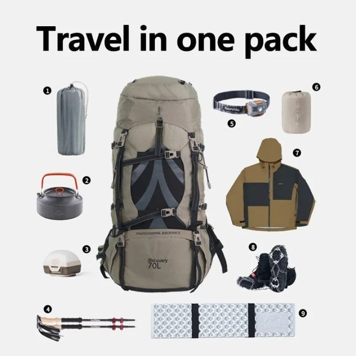 Outdoor Path Camping Large-Capacity Hiker Backpack | Kalsten