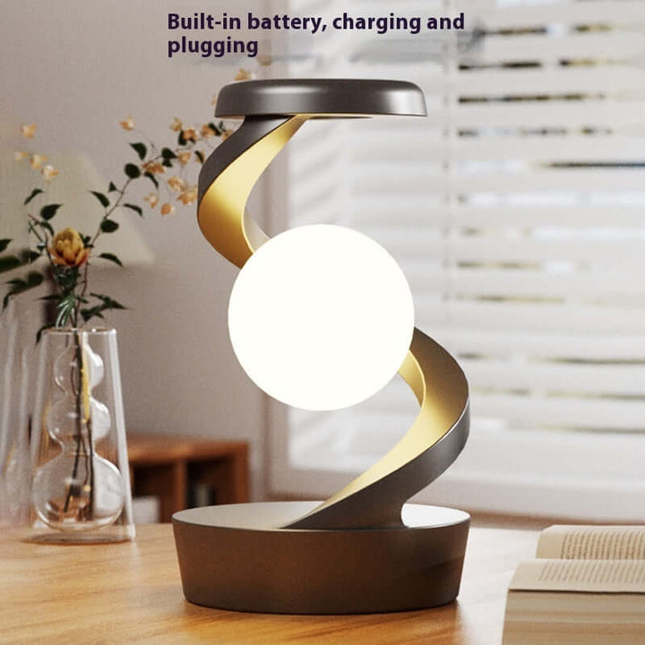 Rotating Moon Desk Lamp With Phone Wireless Charging Sensor Control Table Lamps Decorative Desktop Lamp Small Night Lamp Home Decor | Kalsten